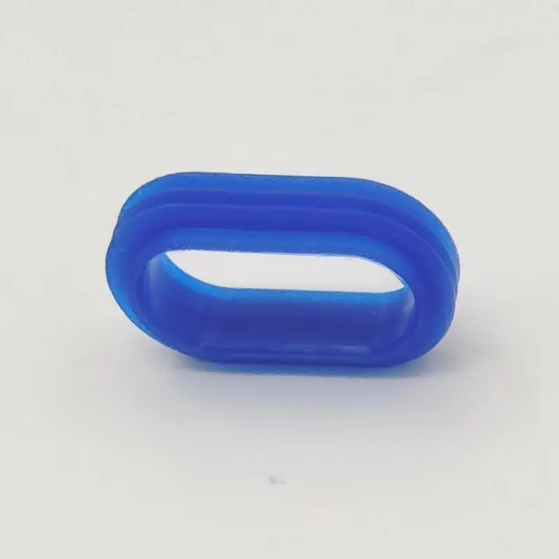 Blauwe siliconen connector pakking