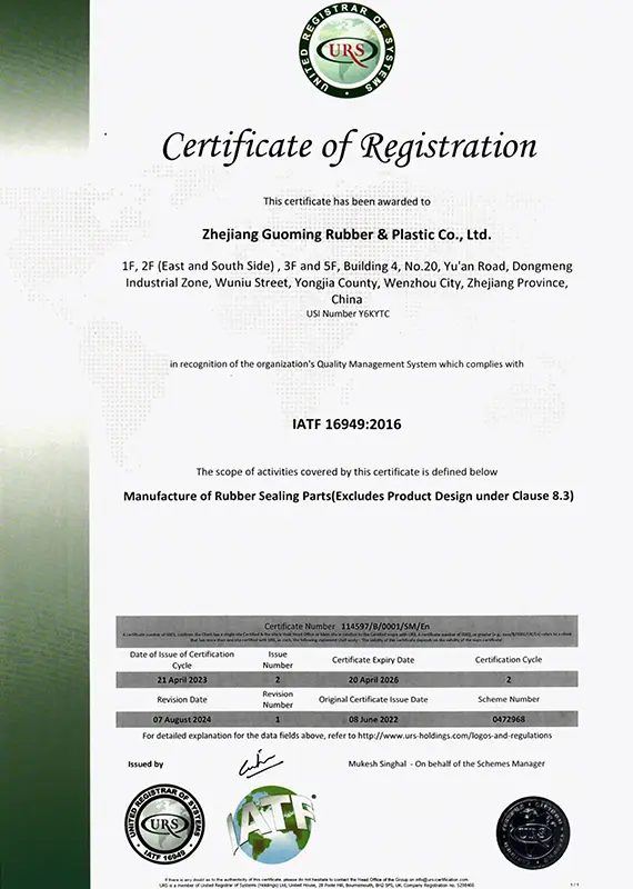 Auto Rubber Silicone Gasket